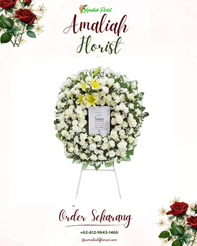 Krans Bunga Duka Cita di Badakarya